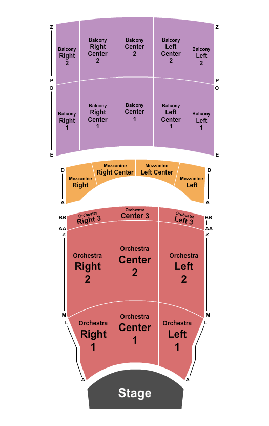 The Vets The Nutcracker Seating Chart